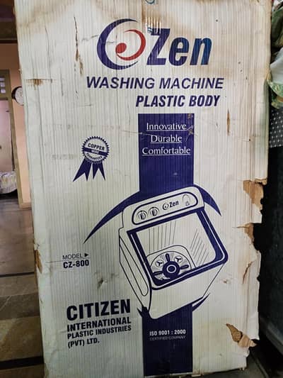 New Citizen washing and dryer machine