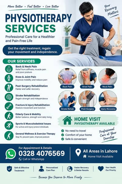 Physiotherapy Home visit services
