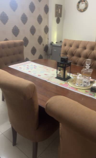 Dining table with chairs
