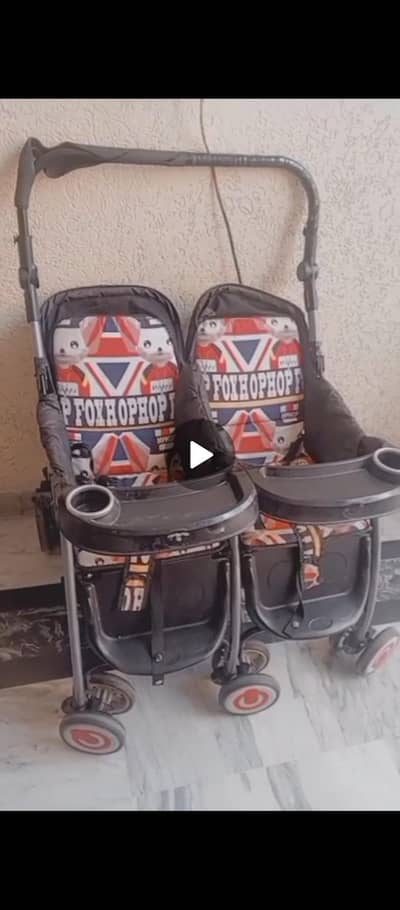 Baby pram double