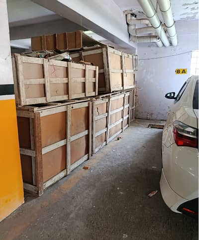 12 Large Wooden Packing / Shifting Crates - Full Lot (Solid Wood)
