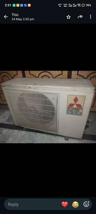 Mitsubishi Split Ac 1.5 Ton Working Condition Gas Store