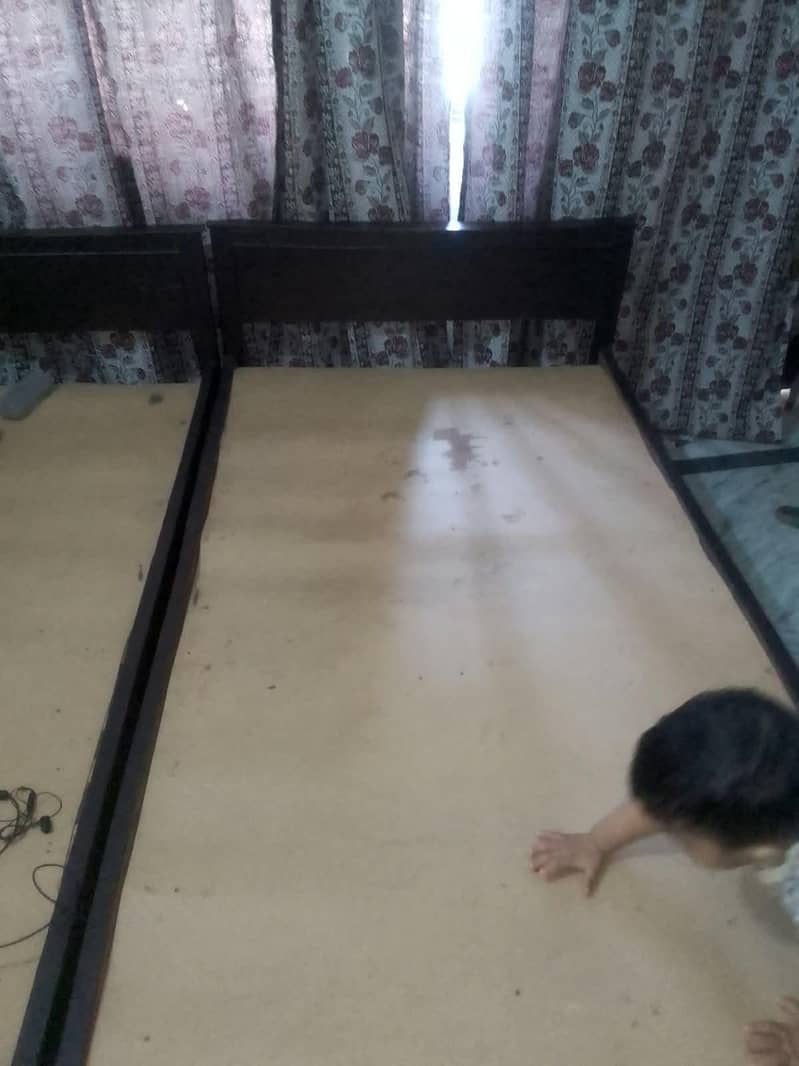 single bed pair 1