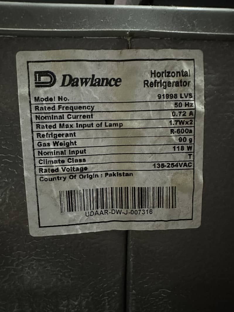 Dawlance refrigerator 4