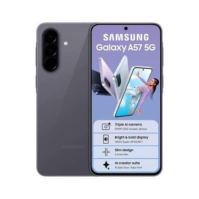 Samsung Mobile A57 8/256 few days used