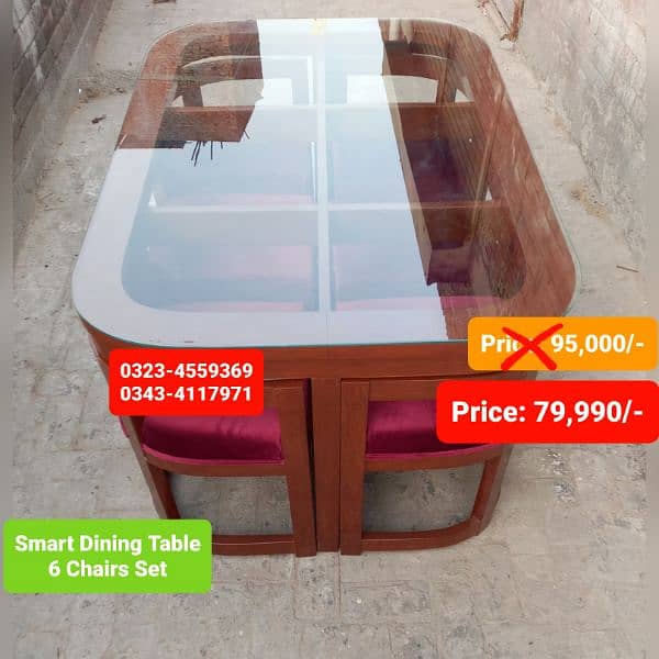 Dining table / Smart dining table / round table dining set / table 3