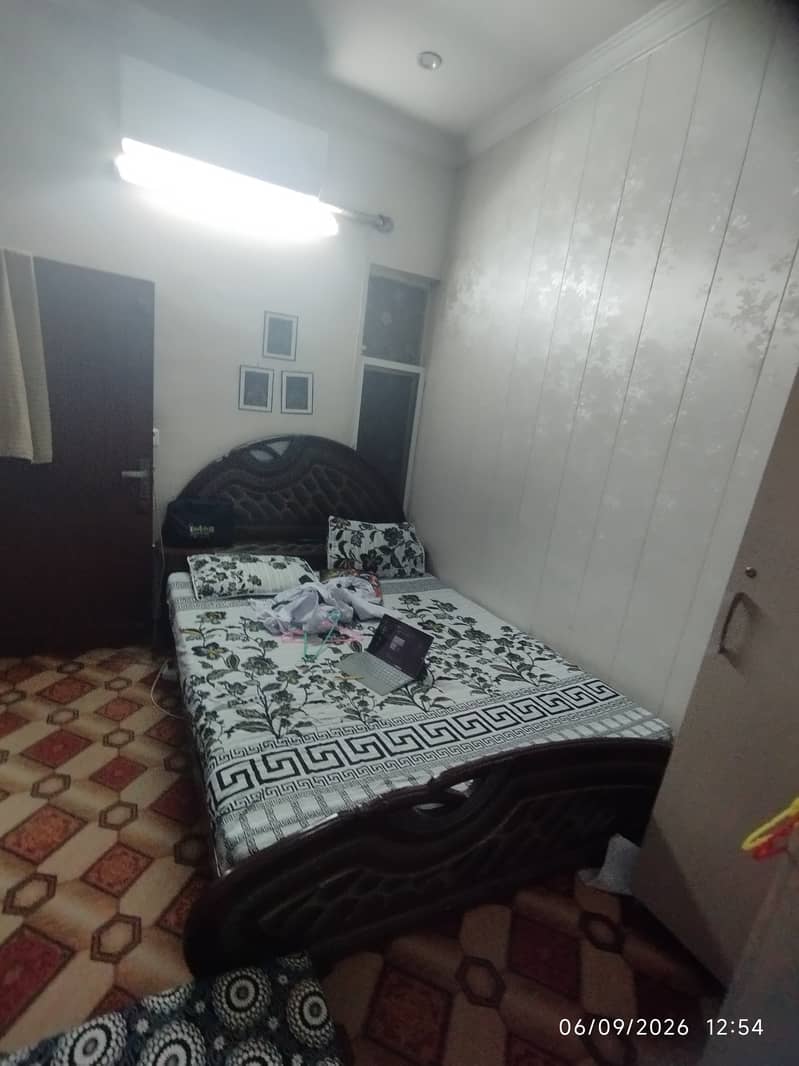 Double bed with dressing table only 1