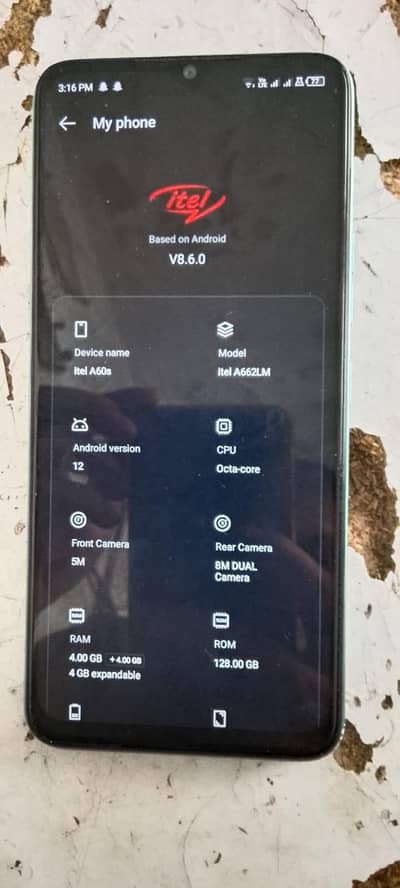 Itel A60s