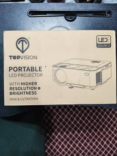 TOPVISON Portable LED Projector (Brand New)