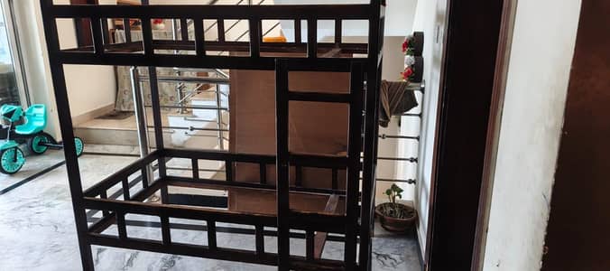 Wooden Bunk Bed Frame – Durable, Strong &Space-Saving Without mattress