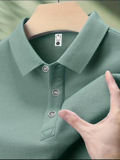 New FXYH Sage Green Polo T-Shirt (Imported / Stretchable) - Size L