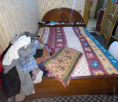 Old Bed with mattress for sale