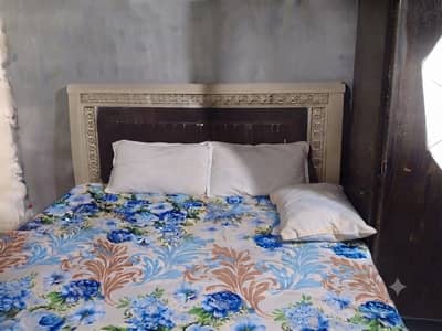 bed with side table for sale