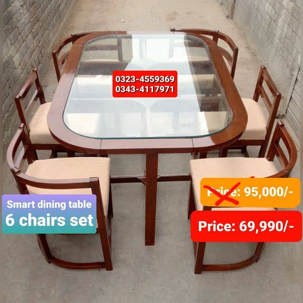 Dining table / Smart dining table / round table dining set / table 19