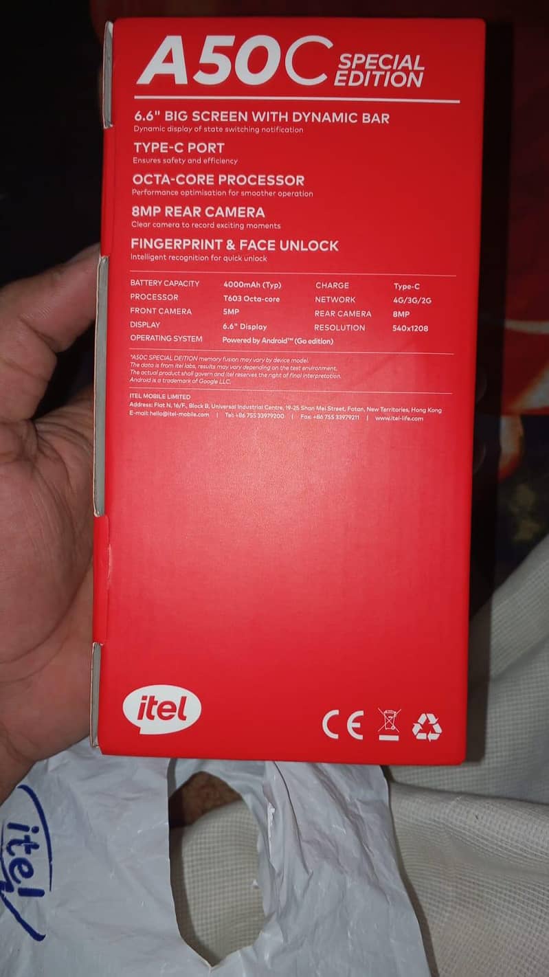 Itel A50C 0