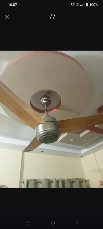 Pankha fan royal wood design