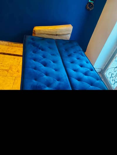 Original New Diamond wood Sofa cum bed slightly used for sale