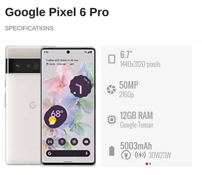 Google Pixel 6 Pro