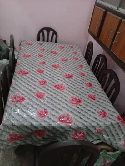 Wooden Dining Table 8 Chairs