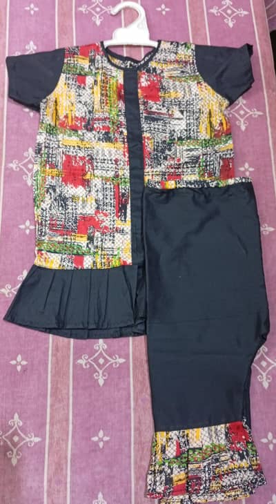 2-3 years girls stitched suit available