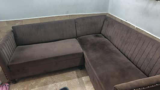 L shaped sofa