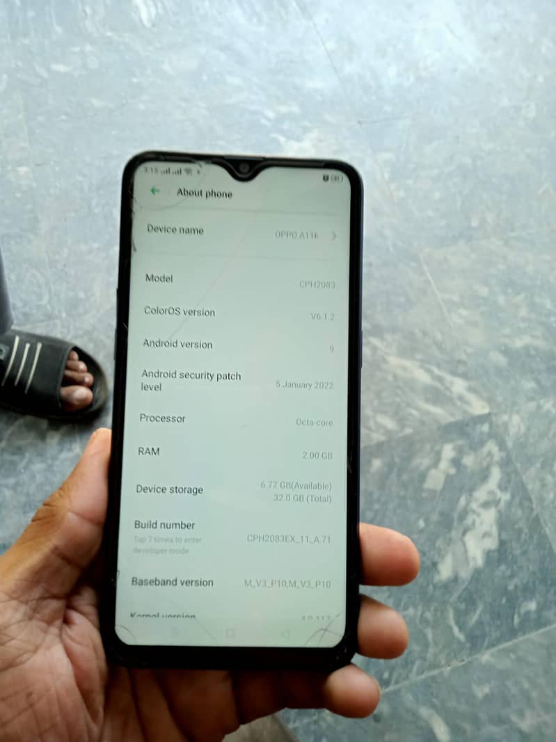 OPPO A11k 0