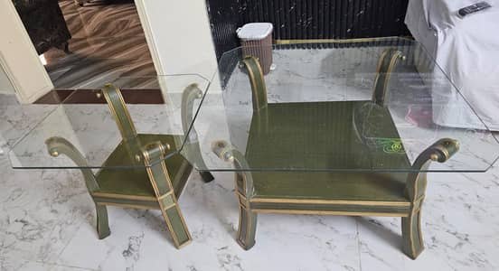 3 tables set