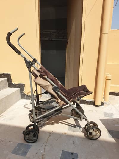 Baby stroller/pram for sale - Foldable, adjustable recline - Rawalpndi