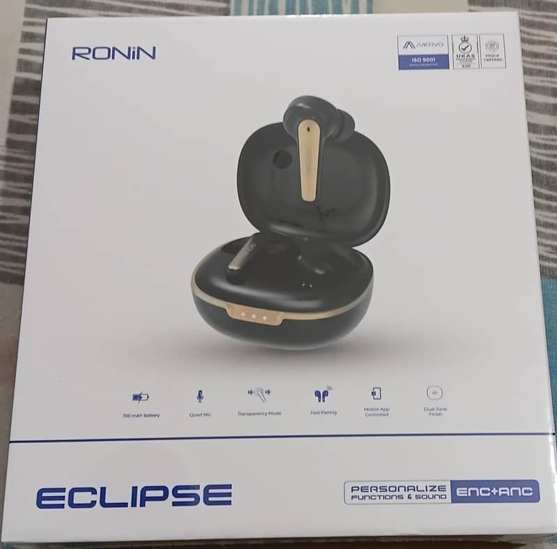 Ronin R-7065 Eclipse Wireless Earbuds 0