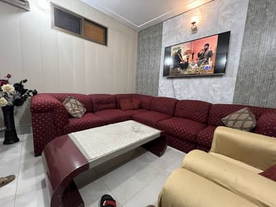 6 sitter L shape sofa Tali wood