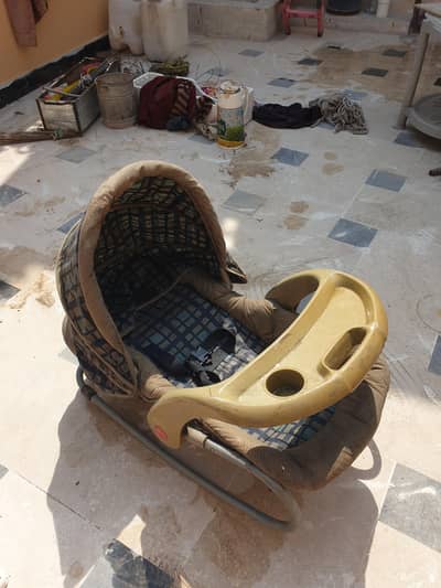 Baby Bouncer Rocker with Canopy & Toy Tray - Rawalpindi