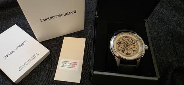 ⌚ **EMPORIO ARMANI AR-4627 | MECHANICAL TIMEPIECE**