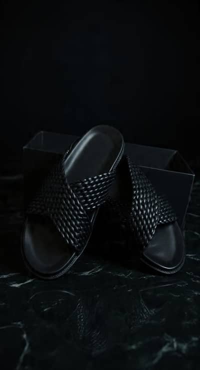leather sliper beautiful style