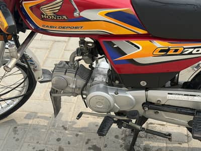 Honda CD 70 Sticker 2025 Registration November 2024