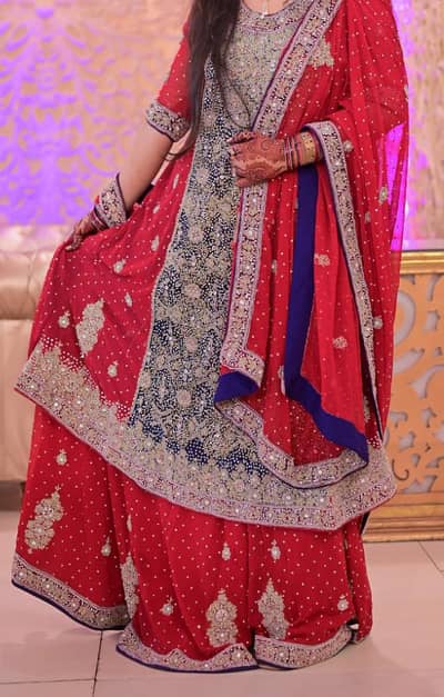 wedding bridal sharara
