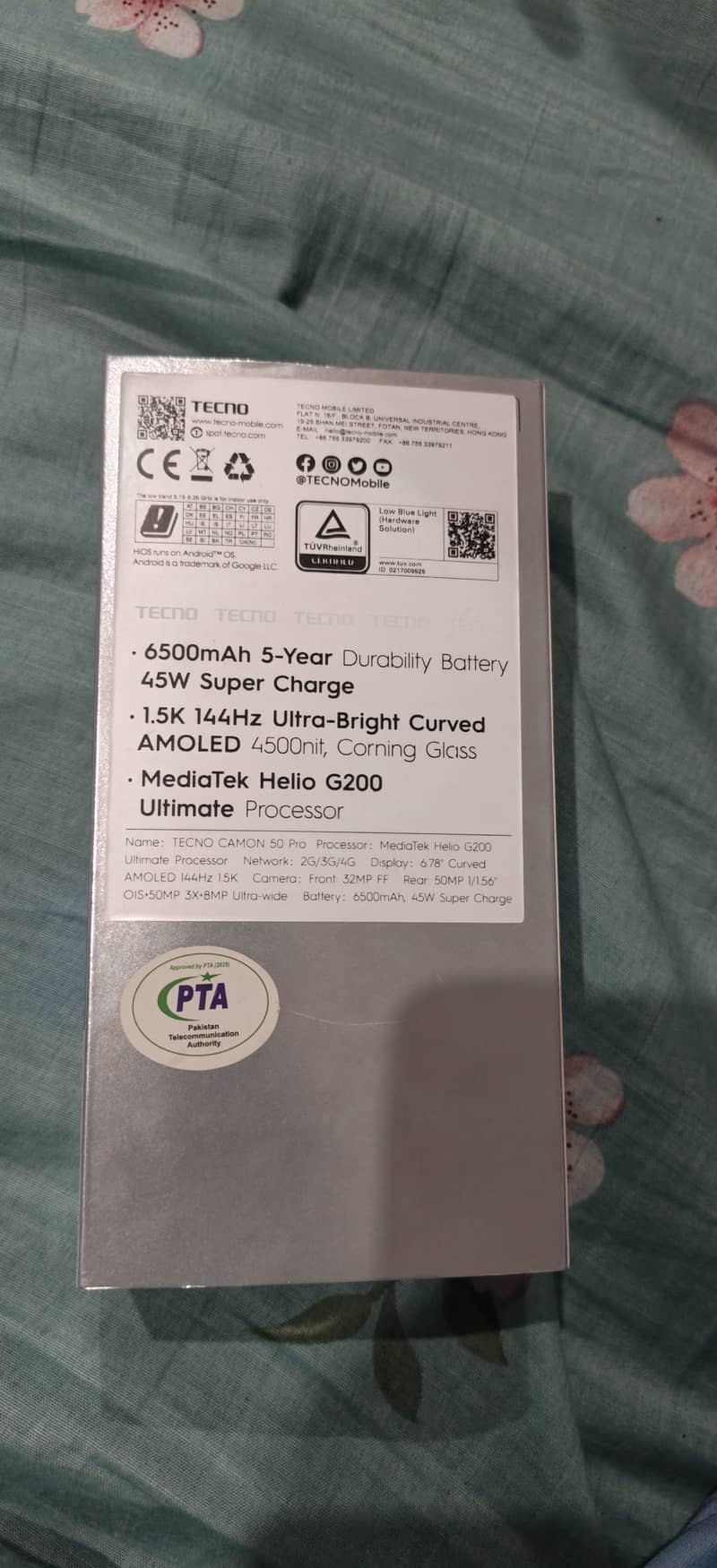 Tecno camon 50 pro 2
