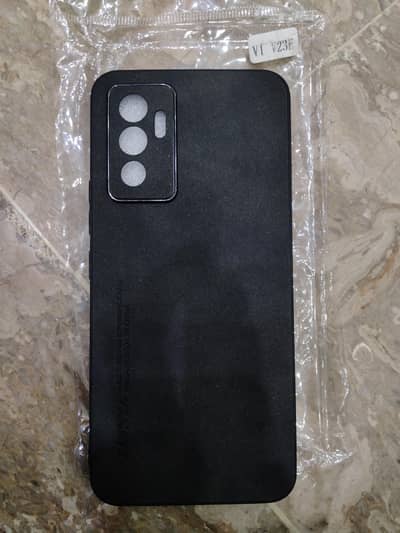 Vivo V23e Matte Black Leather case