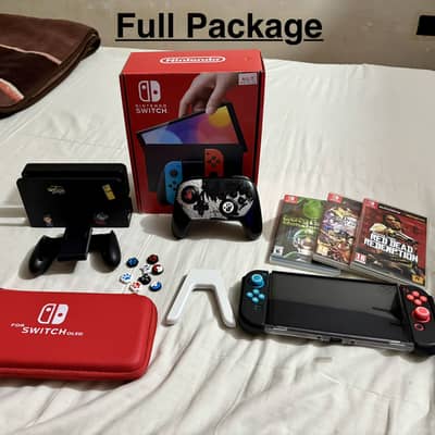 Nintendo Switch OLED 10/10 Slightly Used Full Package