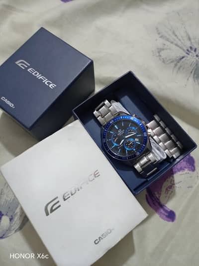 Casio Edifice Chronograph Blue Dial (EFF 552-D)