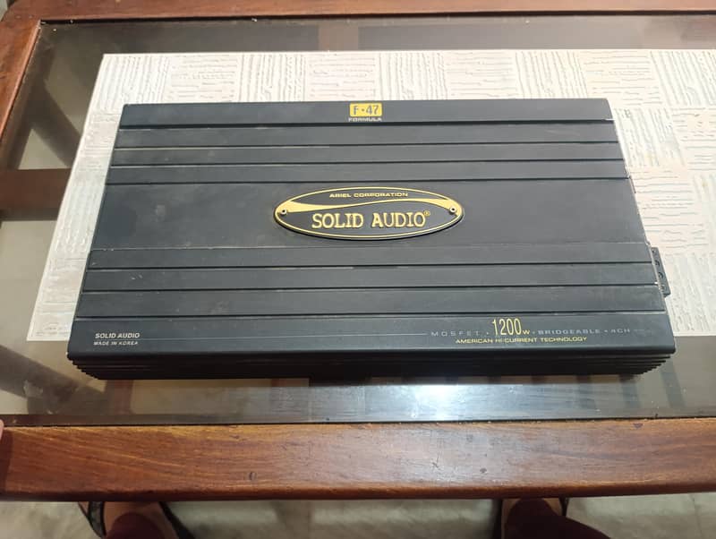 Amplifier solid Audio F 47 0