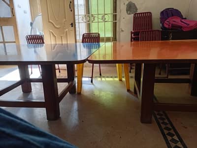 Best quality school tables, 2 pieces, group study type tables