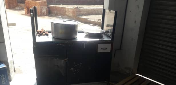 Heavy Duty Steel/Glass Counter for Sale