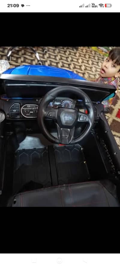 Battery operated kids car