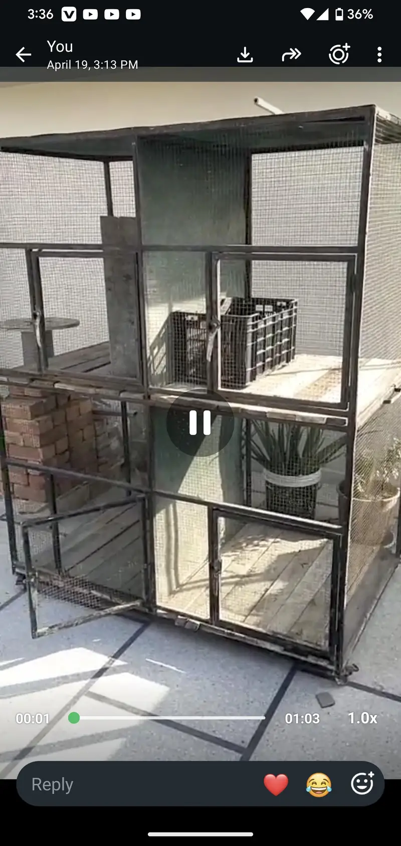 Steel Double portion Cage for sale — photo 7