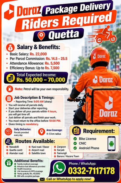 HRSI IS HIRING DELIVERY RIDER