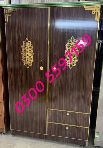 wardrobe cupboard almari 6/4ft, cloth hanger & shelf, almirah drawer