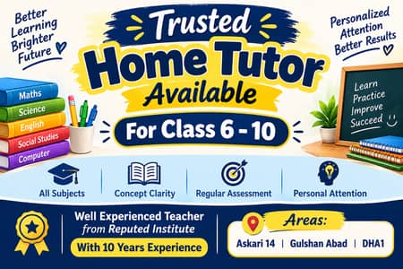 Home Tutor Available
