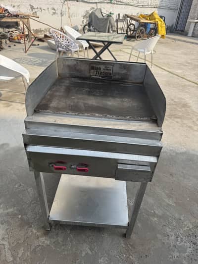 Hot plate for shawarma and burger