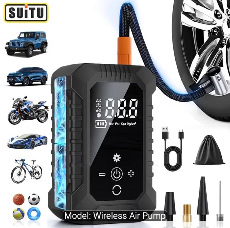 Multi-Functional Portable Air Pump 0