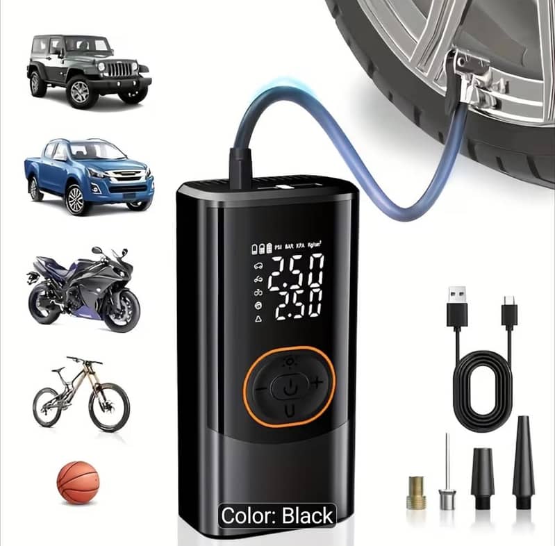 Multi-Functional Portable Air Pump 3